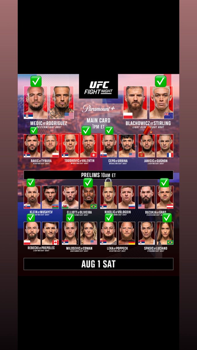 RackettMMA's tweet photo. ⚠️ UFC Belgrade Picks ⚠️ 
Super hard card to predict, I’ve gone small this week #ufc #ufcpicks #Gambling𝕏 https://t.co/UHWJ9hMKYO