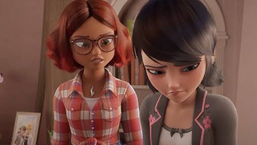 Sentibugsyoyo's tweet photo. HEAR ME OUT Alya is mad in Nemesis because Marinette can't tell her about what happened in Secret Protocol  because she doesn't want to put her in danger and that is why she gets mad https://t.co/Ebr1HNMEqd