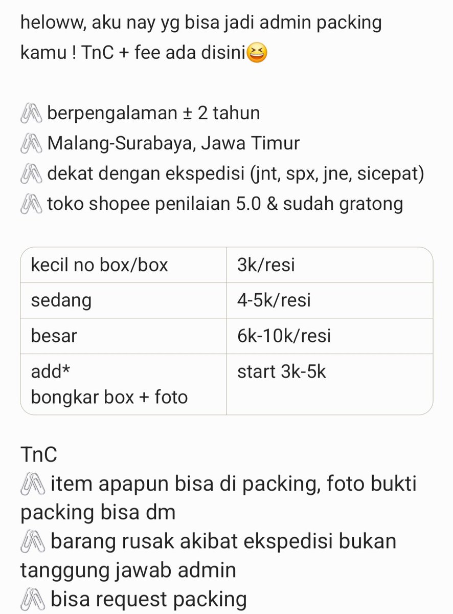 norunay's tweet photo. @LapakAdmSBT hmu nder, udah berpengalaman juga ^^ https://t.co/UY0dv1EUtu