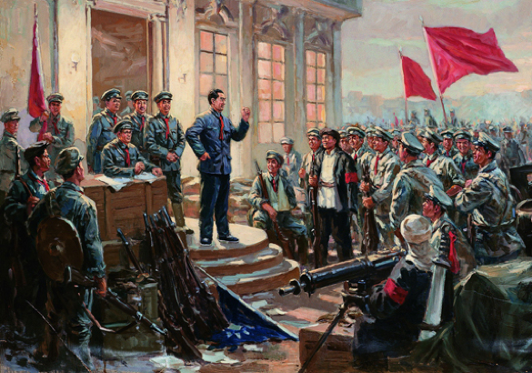 zhao_dashuai's tweet photo. 1927 was China's darkest hour, but it was also the year where a single spark started a prairie fire.

Many foreigners do not know, the Communist Party of China was part of the Nationalist KMT government, we were just the left wing element of the coalition government.

In April 1927 however, counterrevolutionaries in the KMT engineered the Shanghai Massacre, where KMT and gangsters murdered thousands of Communist party members and unionists.

This was the spark the led to the 1927 August 1st Nanchang uprising, when the communists took arm to defend themselves.