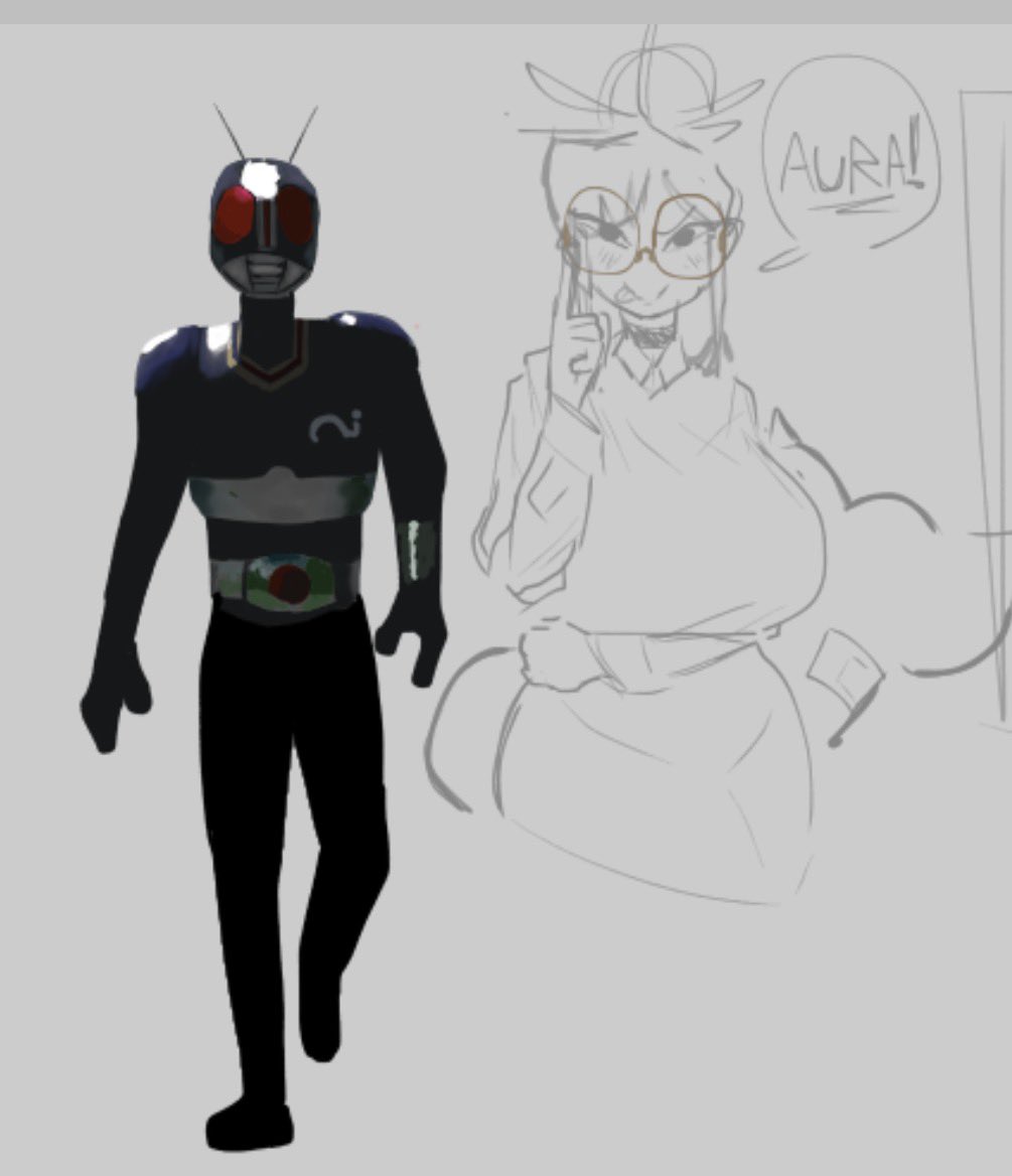 S1mpleSam's tweet photo. Kamen rider black study https://t.co/eih1n32zxn