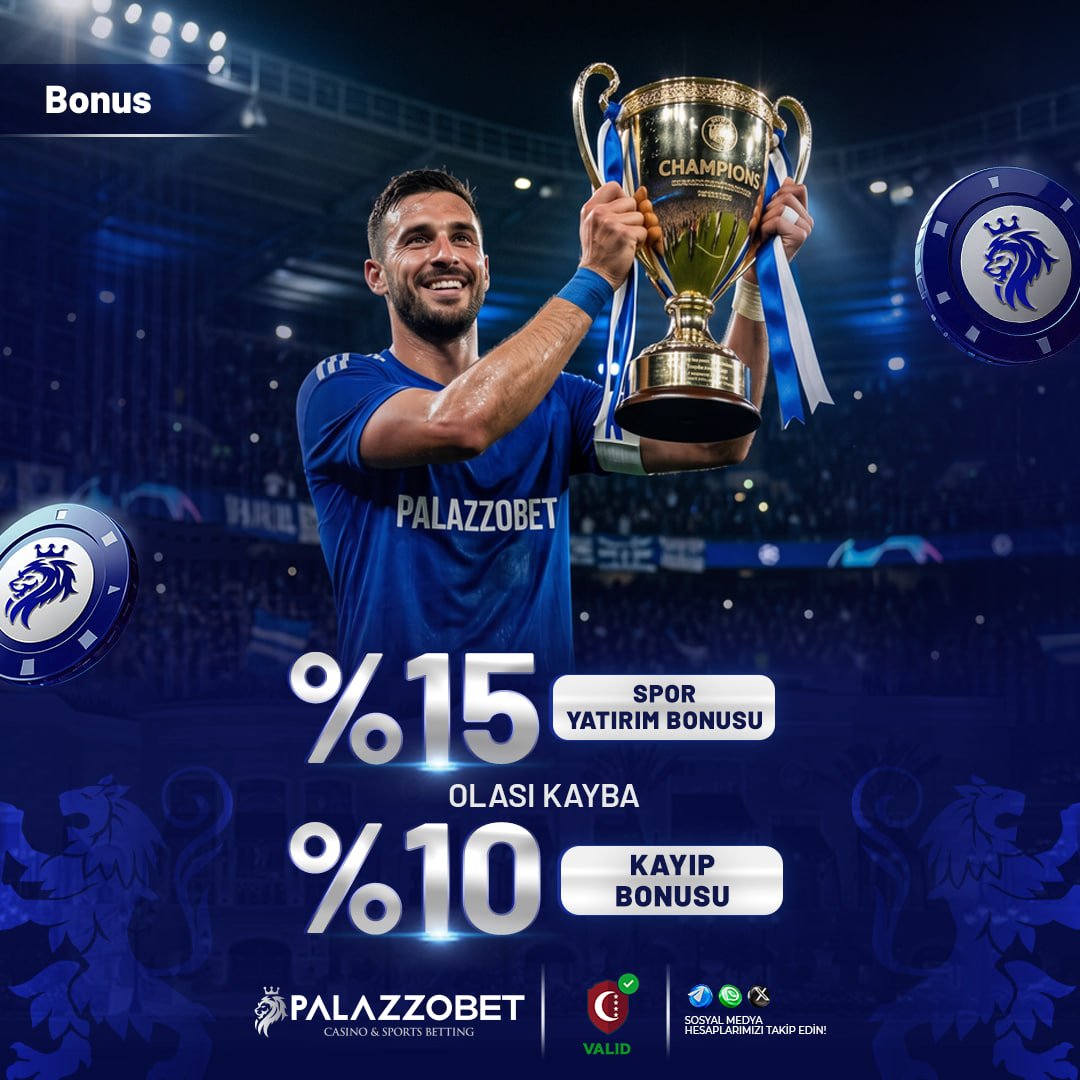 Palazzosocial1's tweet photo. ⚽ Şampiyonluk hissi şimdi seninle başlıyor!

✨ %15 Spor Yatırım Bonusu ile başlangıç hep güçlü.

⚡ %10 Spor Kayıp Bonusu ile riskin her an kontrol altında.

📌 Güncel Giriş:  https://t.co/hhHxbPLFPF

#palazzobet  #bonus #sporbonusu #kayıpbonusu https://t.co/wk46ejwKvS