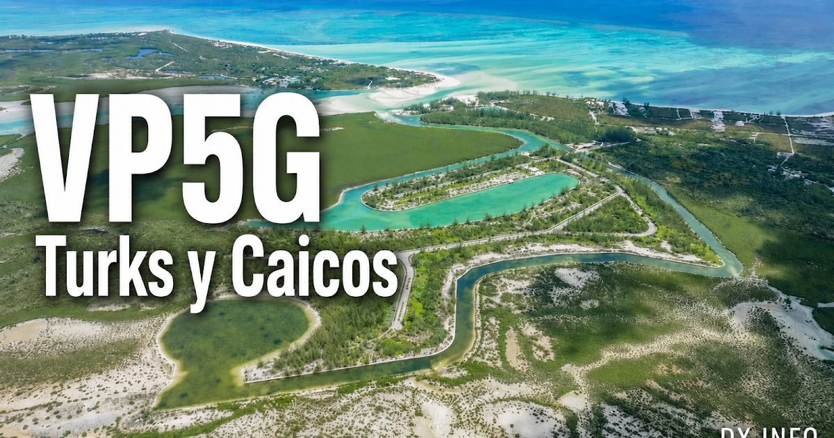 EA1CS's tweet photo. (QRT ) VP5G, Turks y Caicos https://t.co/maJkVJNXKf #hamradio #dx #hamr https://t.co/LuUxPIVGF7