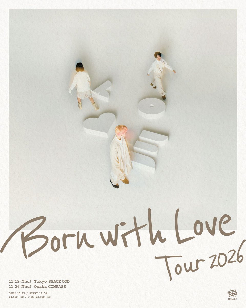 encore_inf's tweet photo. HALLEY、ワンマンツアー「Born with Love Tour 2026」ビジュアル公開！ 8月1日（土）12:00よりチケット発売スタート

https://t.co/3S1MiQZf6p

#HALLEY #BornwithLoveTour2026 https://t.co/63CgLvyIIh