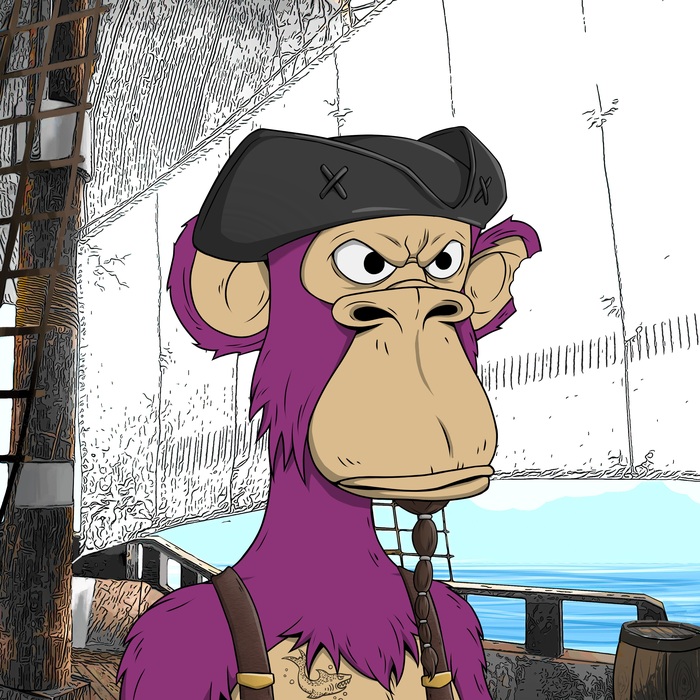 0riginu11's tweet photo. Ahoy and GM 🌅 Happy 4th Birthday to the @PirateApe_Crew 🏴‍☠️ The NFT seas have been rough, but these simians are rougher! 🫡 https://t.co/SITylDXpzB
