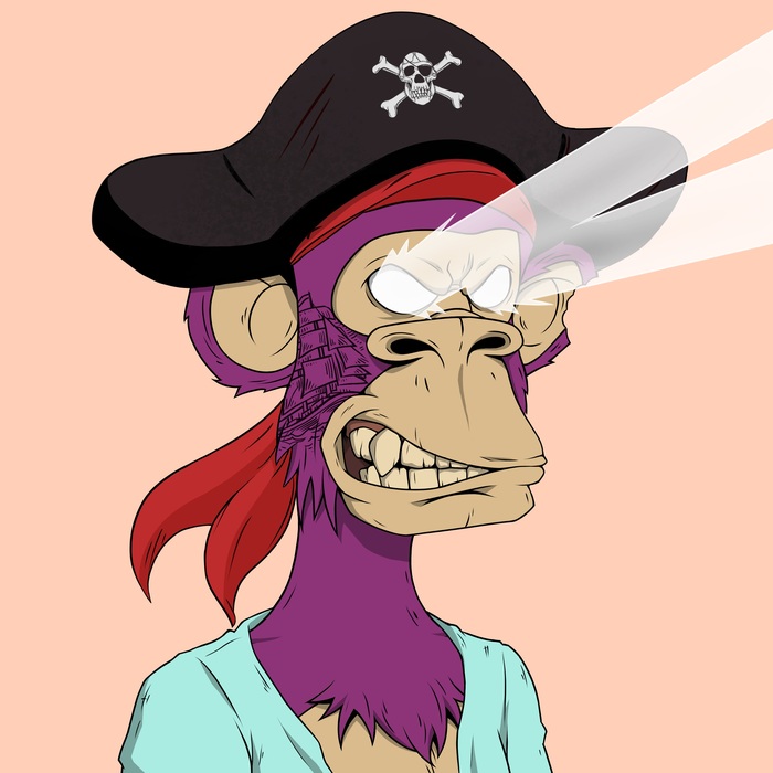 0riginu11's tweet photo. Ahoy and GM 🌅 Happy 4th Birthday to the @PirateApe_Crew 🏴‍☠️ The NFT seas have been rough, but these simians are rougher! 🫡 https://t.co/SITylDXpzB