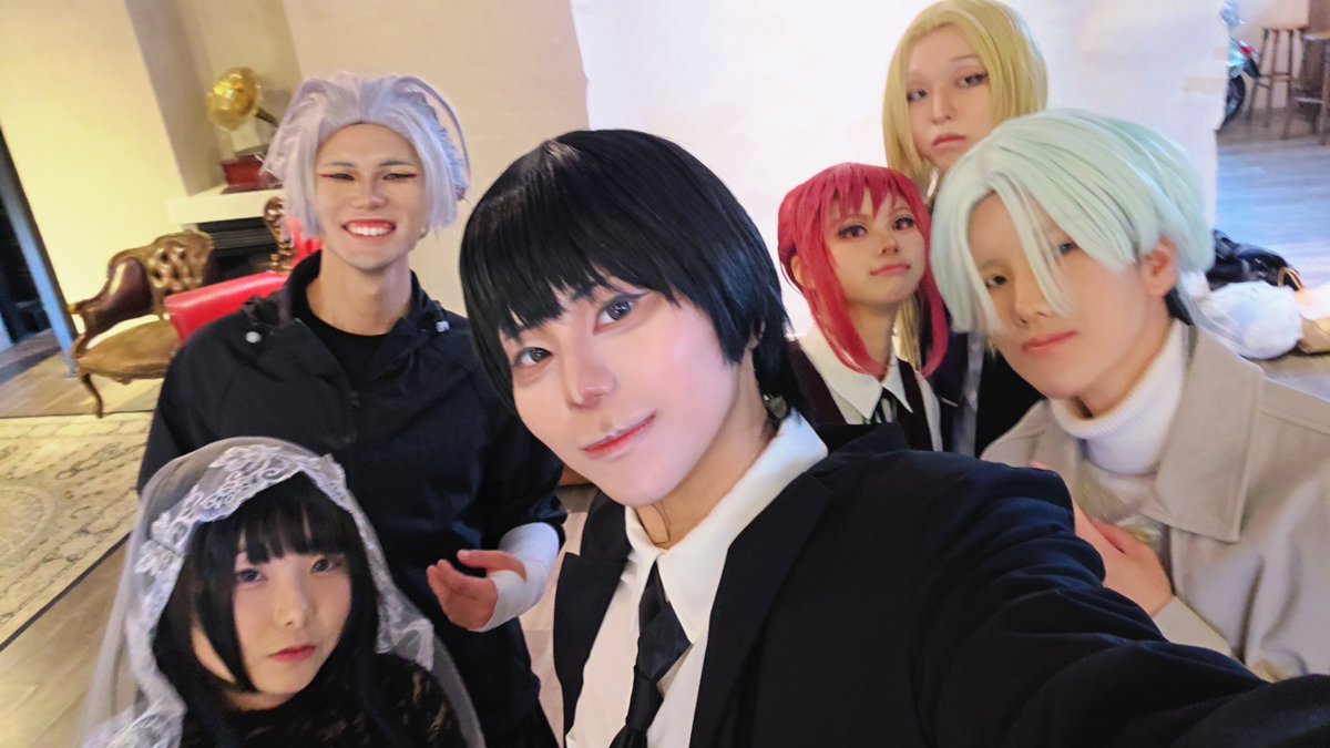 tuyukusa_saku's tweet photo. 撮影終わり‼️
スタジオのドワーズめっちゃ良かったし、終始楽しかった！🤣

ﾅｸﾞﾓ▹▸露草
ｼｼﾊﾞ▹▸@RyukaH15
ｵｻﾗｷﾞ▹▸@DQJCUhP7yiyOzmp
ｽﾗｰ▹▸@ShiMaMiKe13791
ｶﾞｸ▹▸@sushimaru42761
ﾙｰ▹▸@LC_Kasupi

#0801山口の殺し屋達 https://t.co/kOjNGzexcG