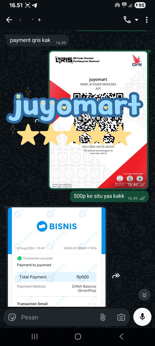 juyomart's tweet photo. cek getcontact https://t.co/5CFkQfwP00