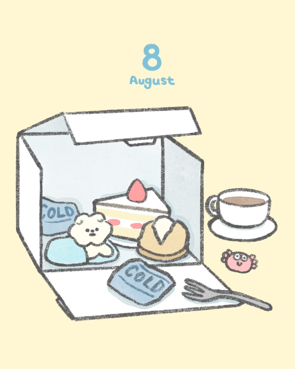 mossari_mosao's tweet photo. 8月なっちゃたもさね
涼しくすごすもさよ〜🍰 https://t.co/LFkxiuJdZy