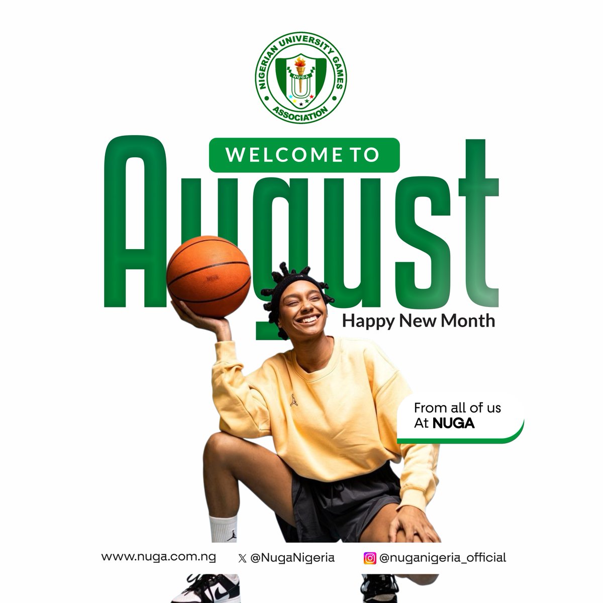 NUGANigeria's tweet photo. ๐ฟ Hello, August! ๐๏ธ
July was a month of preparation, collaboration, and progress across university sports. From volunteer development and campus initiatives to preparations for the #NUGAGames2026, #FASUGames, #WAUG2026, and the CVCNU Conference the momentum continues
#NUGA https://t.co/LpLEcb3gwd