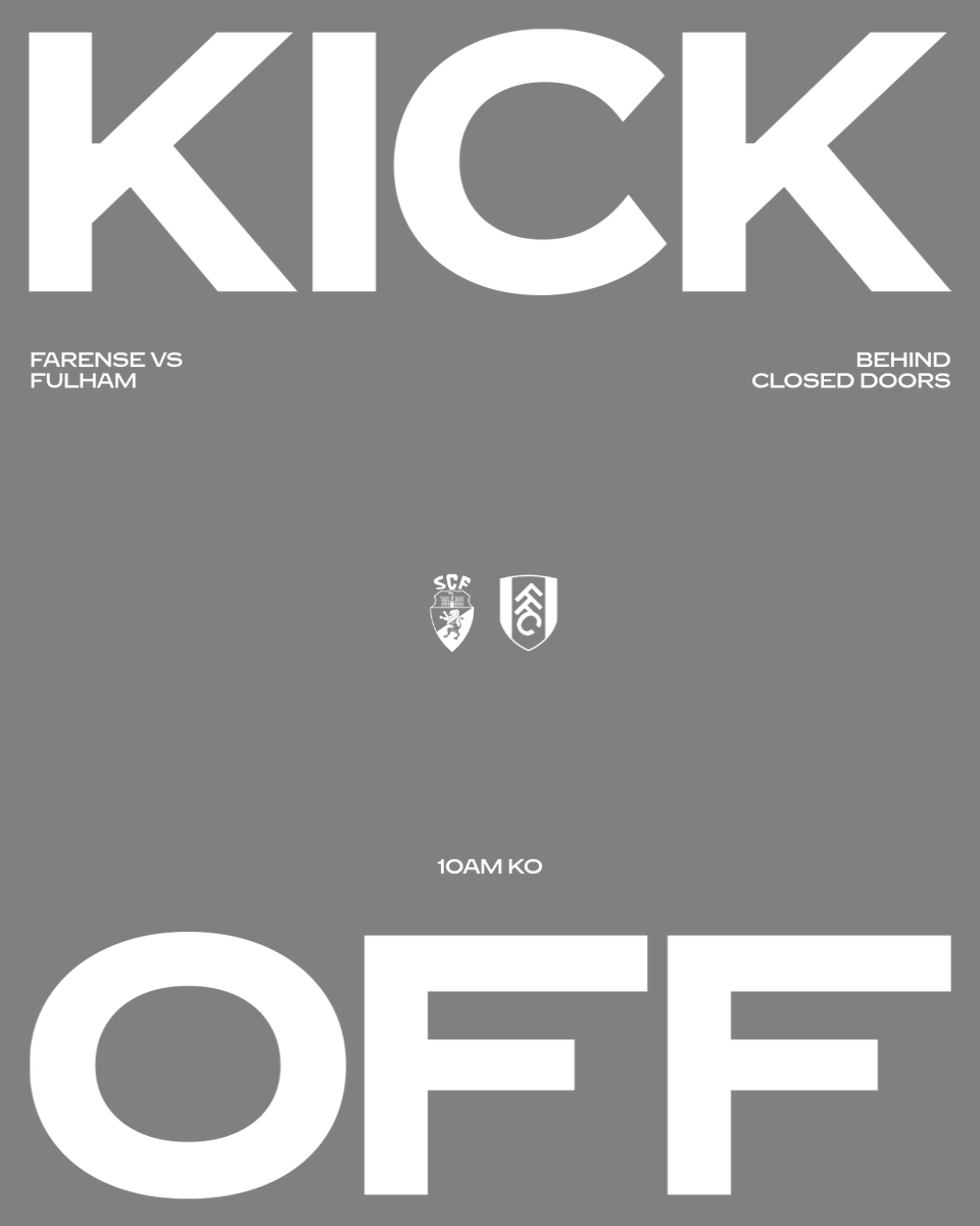 FulhamFC's tweet photo. Under way. ▶️ https://t.co/gdvKaRQJPX