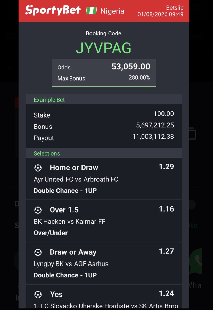 ofrintology's tweet photo. Daily bread served ✅
JYVPAG
starts 12:00pm
Flex and play smart 
Repost for others 🤞 https://t.co/8RMLrooebC