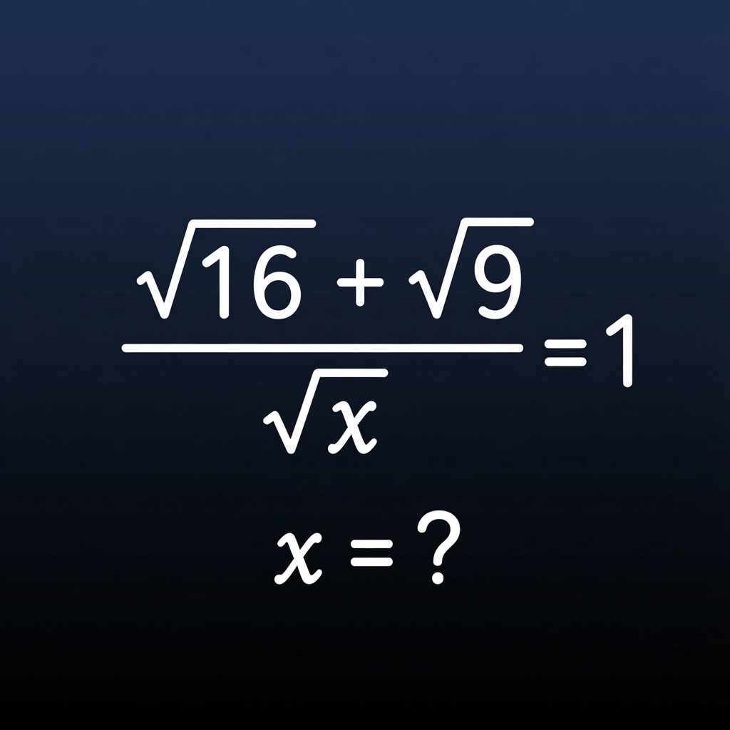 yourlauren32's tweet photo. Can you solve this in under 10 seconds? 🧠
What’s the value of x?
Drop your answer below 👇
#MathPuzzle #BrainTeaser #QuickMath https://t.co/eVRddxJzK9