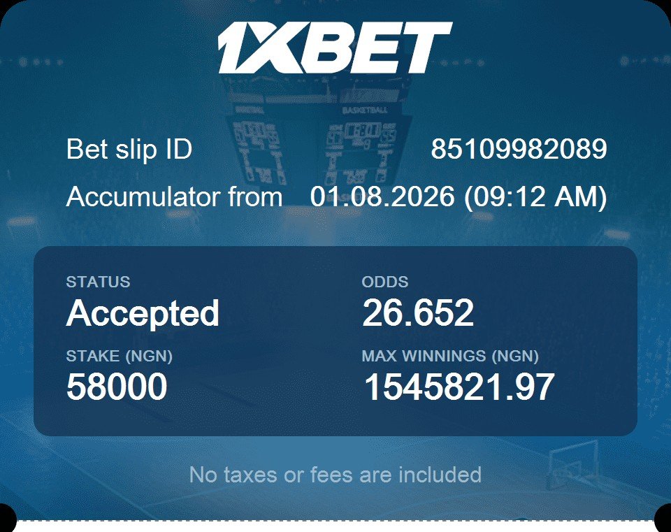 etebianalysis's tweet photo. 1xbet 

26 odd

Code XS2VX
https://t.co/PMby59ZaDe

Promo code : SIS1XB https://t.co/uVqrEAZ9kd
