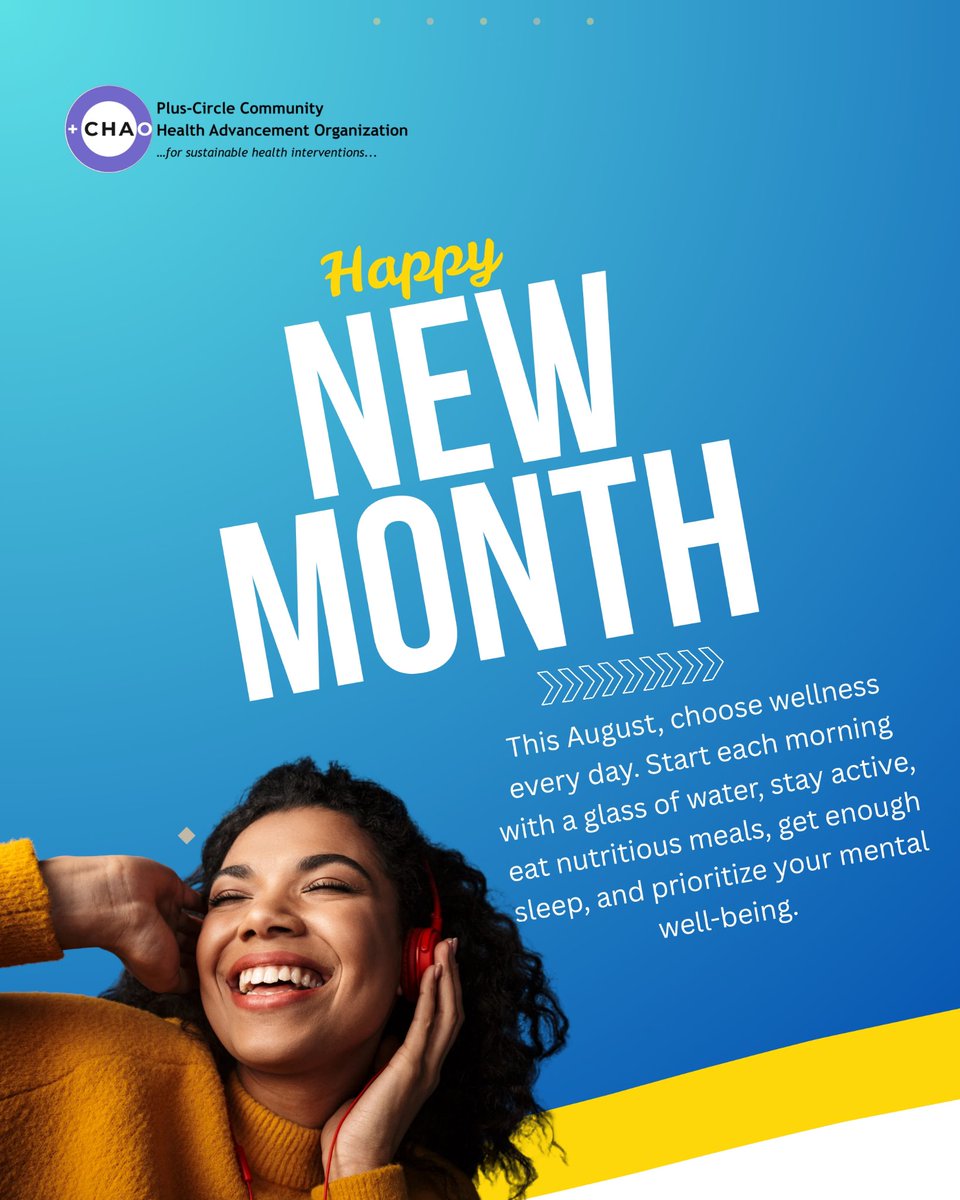 pluscirclechao's tweet photo. 🌿 Welcome to August! A New Month. A New Beginning. A Healthier You.

As we step into the month of August, we embrace new opportunities to make healthier choices for ourselves, our families, and our communities.

Happy New Month from all of us at  @pluscirclechao https://t.co/O6GiO8CqLJ