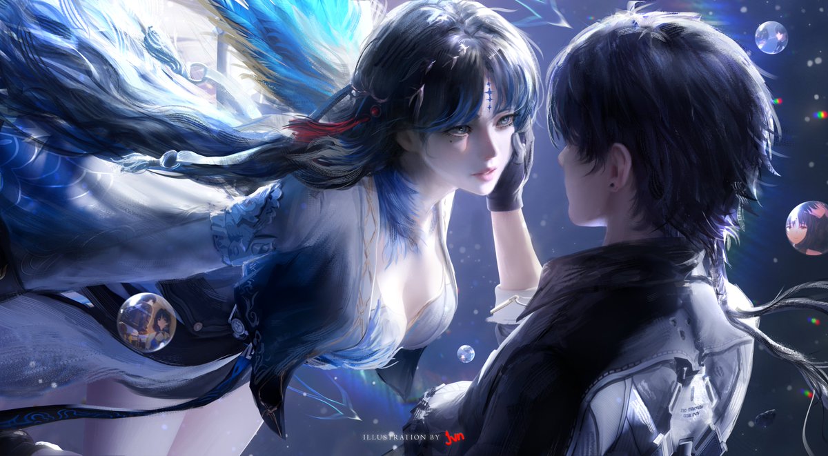 jvn_artwork's tweet photo. "Rover, I Love You"  
Yangyang: Xuanling

#WutheringWaves #WuWaCollection #Wuwafanart #Yangyang https://t.co/mJ4gpb6441