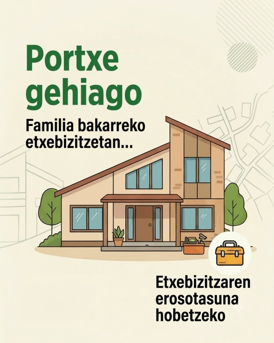 ataun_eajpnv's tweet photo. π #Etxebizitza gehiago... baina baita hobeak ere.
EAJren ustez, etxebizitza politika ez da etxe berriak egitea bakarrik. Lehendik ditugun etxebizitzak ere bizigarriagoak izan behar dira.
Horregatik, HAPOA hobetzeko hainbat proposamen aurkeztu ditugu.
#Ataun #HAPOA #EAJPNV https://t.co/3yLdhDg5mm