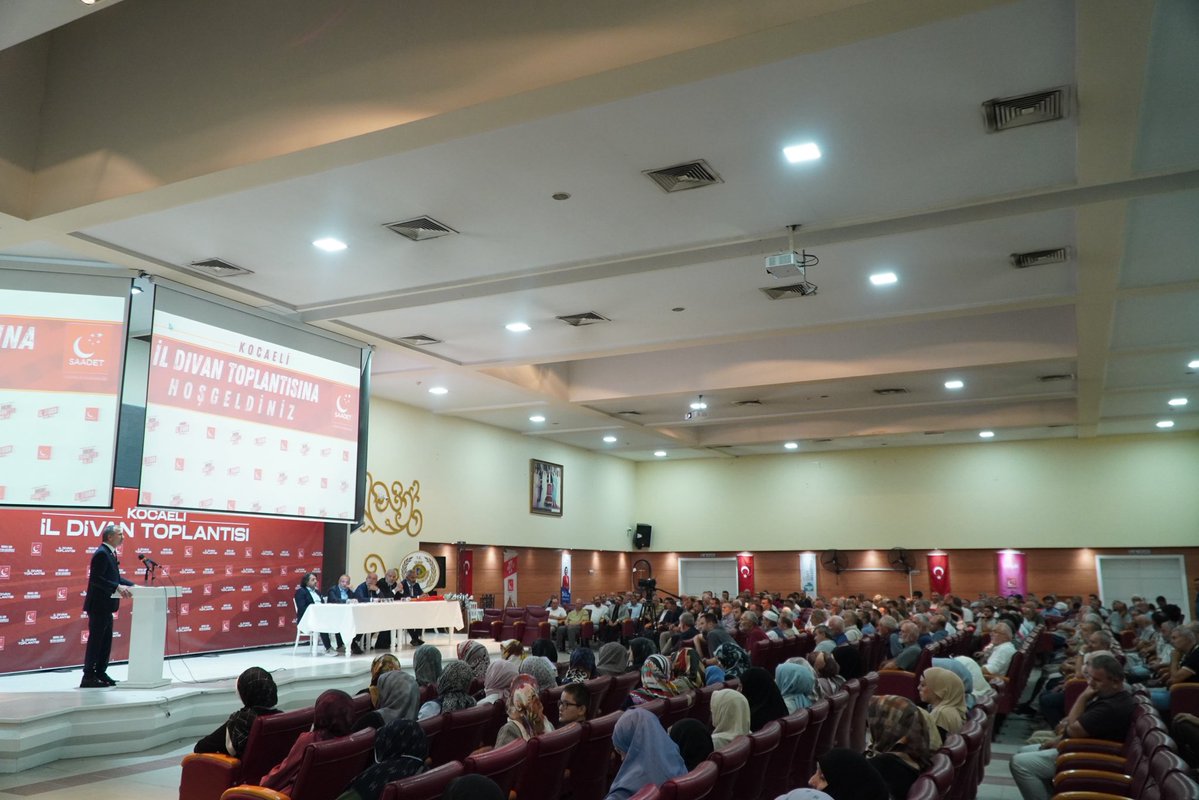 saadetpartisi41's tweet photo. Genel Başkan Yardımcımız ve Ankara Milletvekilimiz Mesut Doğan’ın katılımlarıyla, Temmuz Ayı İl Divan Toplantımızı yoğun bir katılım ve verimli istişarelerle gerçekleştirdik.
@SaridoganRecep https://t.co/AjkUj3YTIu
