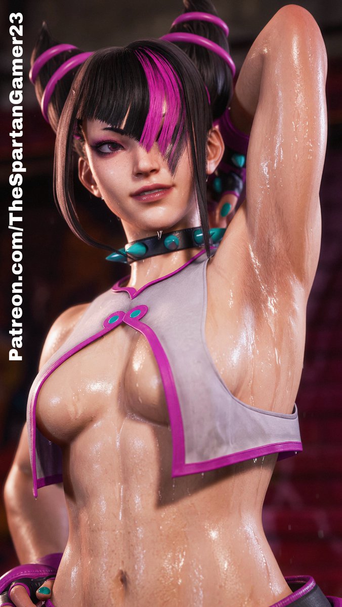 _Spartan_gamer's tweet photo. Juri needs a towel! 😏👅 https://t.co/fmxstvvASr