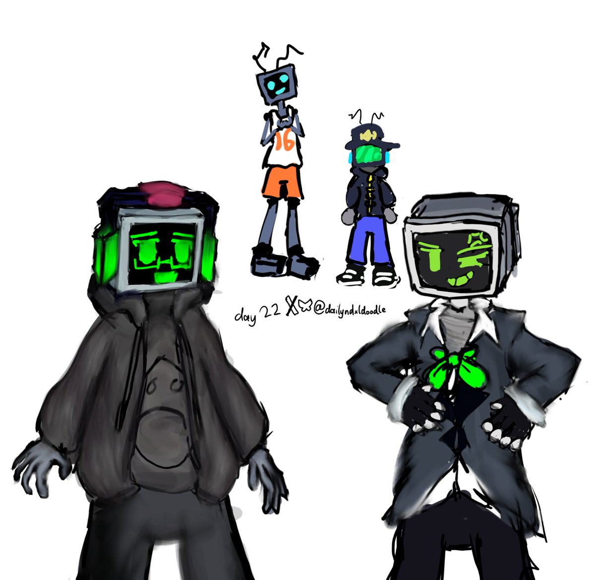 dailyndxldoodle's tweet photo. Day 22 - Clothes swap
#fnfcyrix #fnfndxl #ndxl #fnfhex #fnfstatic #fnf https://t.co/vdVteDBfIX