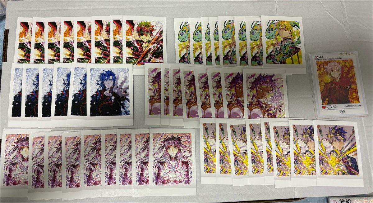 cafe_merut's tweet photo. @no_TL

【交換】 d.gray-man Dグレ ぱしゃこれ

譲) 1、2枚目 3枚目 青数字(枚数)記載のもの(枚数が多いため写真は断念しました)

求) 3枚目 ♡のもの (⭐︎は優先度低め)
(特典は基本特典同士)

郵送 or 8/17カフェにて池袋手渡し可能

検索より気軽にお声がけください。 https://t.co/AbjV8UMcTt