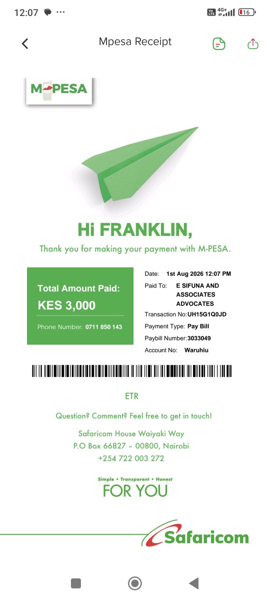 WaruhiuFranklin's tweet photo. My small contribution to @LindaMwananchi_ @edwinsifuna. Please join me in supporting the movement for a better Kenya.

#SisiNdioSifuna https://t.co/LmTHRIRkVa