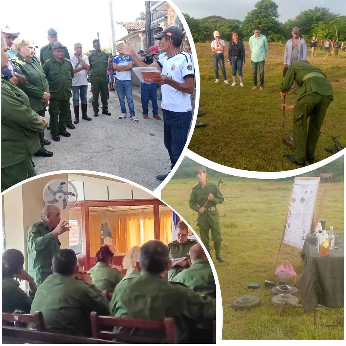 RMSanctiSpiritu's tweet photo. Mientras sea un peligro la guerra es un deber prepararnos para ella.
Se desarrolló en territorio espirituano el día nacional de la defensa.
#FAR https://t.co/lYdv54meHX