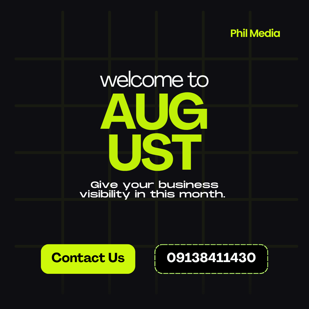 philmedia01's tweet photo. Its a new month. Welcome to August.

Its going to be a productive month for us. https://t.co/3OSddDwCNz