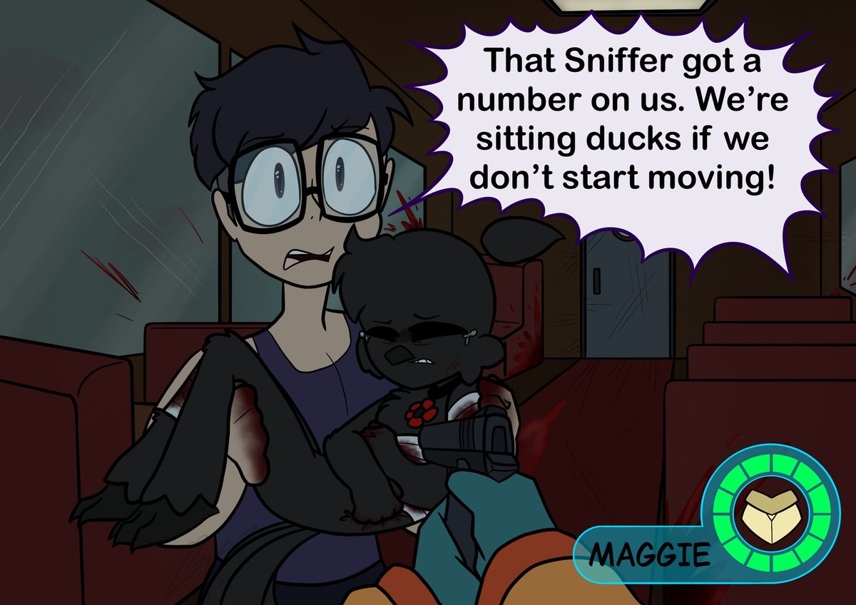 Alpha_Wolfster's tweet photo. "Maggie Train Playthrough." by @BriBrithefox1
Gaming tip: The Sniffer chases unique scents. Use this to your advantage but don't get wreckless.
Cordin by @dndf4n1
Corbin by @BriBrithefox1
#SmilingCritters #SmilingCrittersAU #RERRAU #SmilingCrittersOC #MaggieMako https://t.co/gTIY7qV5sr