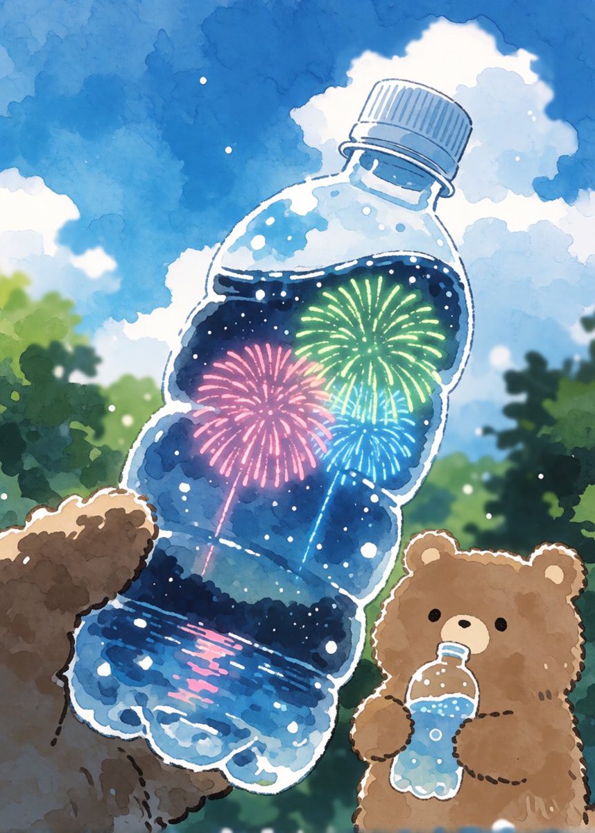kuzukumasan9's tweet photo. 手の中で花開く花火！ https://t.co/VFxQjJn3BE
