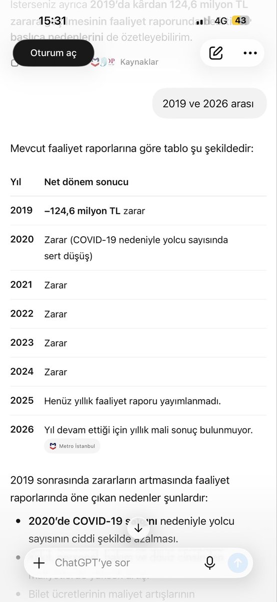 barann0212's tweet photo. @tanidikbiyuz @emrahgulsunar İbb görev süresi zarfında bulunduğu şehir hatları aş nin durumu bence sen Wikipedia bakacağına resmi ibb sayfasına baksan kendi kurumları bile zararlarını yediklerini anlatıyor Muharrem incenin dediği aklıma geldi şizofrensiniz sanırım adam iyi tarif etmişti sizi https://t.co/Q7sfiytA2A