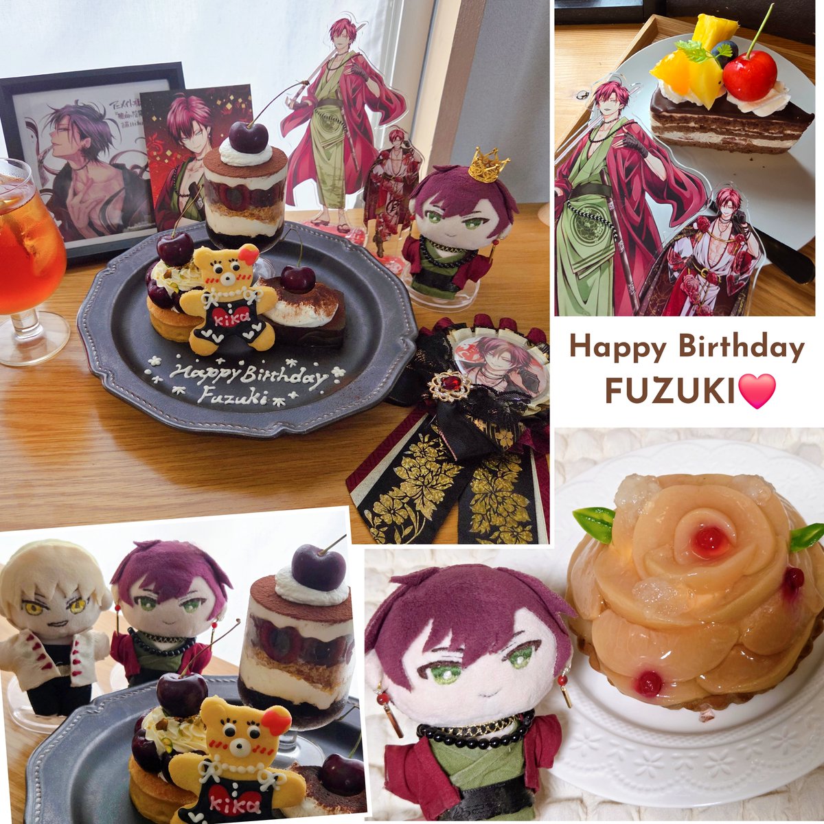 kina__44's tweet photo. - ̗̀🥂ℍ𝕒𝕡𝕡𝕪 𝔹𝕚𝕣𝕥𝕙𝕕𝕒𝕪🎂🎉  ̖́-

⊹ ࣪˖ ┈ ┈ ˖ ࣪⊹ ┈ ┈ ⊹ ࣪˖ ┈ ┈ ˖ ࣪⊹

Hoping my dearest Fuzuki has a wonderful time filled with smiles and joy. 

大好きな文月のお誕生日♥
たくさんお祝いができて本当に幸せでした🥰

#花山文月誕生祭2026
#雅血の陰陽師 https://t.co/iLR9EfxQEY