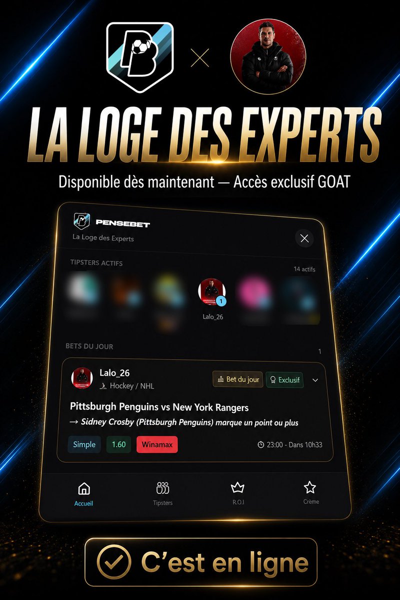 APMBetting's tweet photo. @PenseBet TIME🔥

Retrouve en exclusivité toute l’actualité PenseBet (tendance,antisèche chatbot IA) 

Et la nouveauté , la loge des experts :
https://t.co/VRCtKS6a3K

Tout le contenu, les bets et analyses des tipsters partenaire dont je fais parti ! 

Deux offres pour cela 
Mensuel : profite de 50% de réduction sur le premier mois 
https://t.co/VxJLN0lbsP

Annuel : tu bénéficies de 4mois et demi offert (payable en plusieurs fois)
https://t.co/T4RtA4vjOM

Pour plus d’info n’hésite pas à me DM ou DM PenseBet directement ! 

#TeamParieur