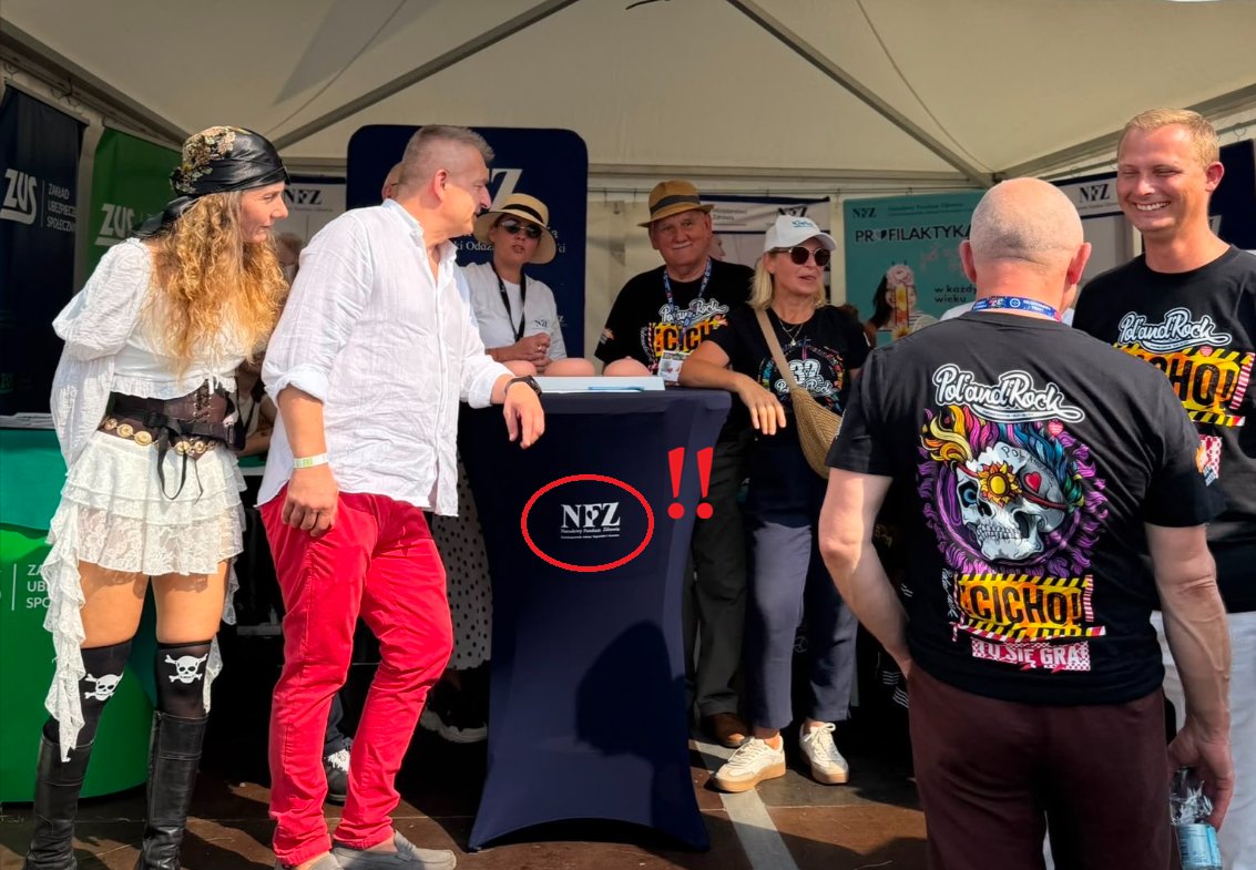 WaclawJan's tweet photo. 👉 Czy zakrapianą alkoholem imprezę Owsiaka przystanek Woodstock (nie mylić z WOŚP), z udziałem prominentnych polityków koalicji rządzącej KO, wspiera finansowo NFZ, na który składamy się my podatnicy? 🤔 https://t.co/ipnKR5NINv