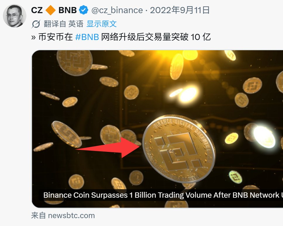 Handlenie's tweet photo. “Golden BNB” https://t.co/EHO9stm1qw