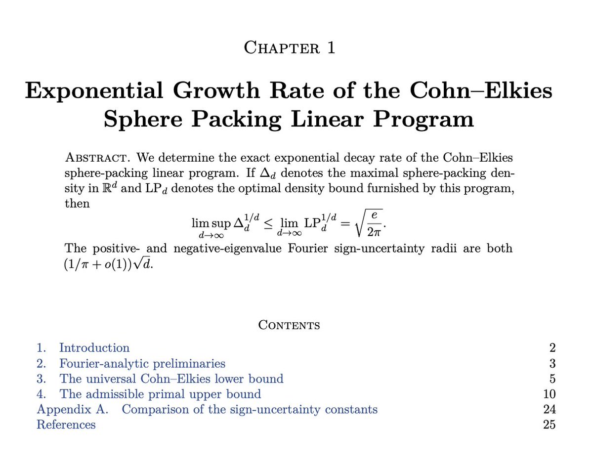kimmonismus's tweet photo. HOLY: OpenAI says its *unreleased* Astra model (GPT6?) produced ten advances on long-standing open problems across mathematics, quantum complexity and theoretical computer science. 

Among them:
– The first explicit non-sofic group
– Connes’s rigidity conjecture disproved
– Quantum parallel repetition proved for general two-player entangled games
– Ehrhart’s volume conjecture proved
– The first improved general sphere-packing exponent since 1978

OpenAI says the core arguments were generated by Astra. The model then formalized the proofs in Lean, producing machine-checkable certificates alongside a 249-page manuscript.

The successful solution runs would cost only roughly $2,000 in tokens at Sol API rates.

Scientific reasoning is becoming a genuine model capability much much faster than most people expected.

I am so freaking hyped. Breakthroughs every day. The day before yesterday, an 80% price cut for Terra and Luna; yesterday, the DeepSeek 4 flash release with insane evaluations and prices. Today, more breakthroughs with an unreleased model.

I love it! OpenAI is on such a great run!