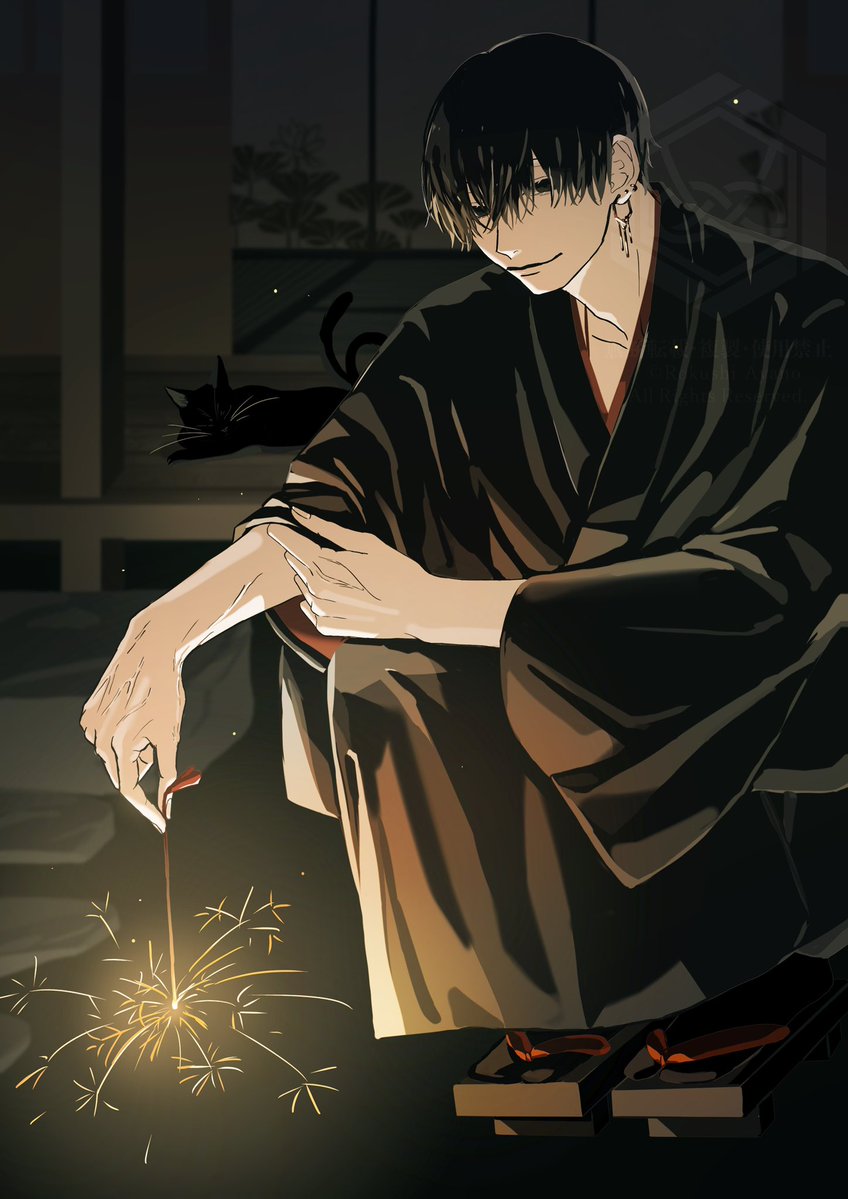64_ayn's tweet photo. 暑中お見舞い申し上げます https://t.co/vkQ6vM31IY