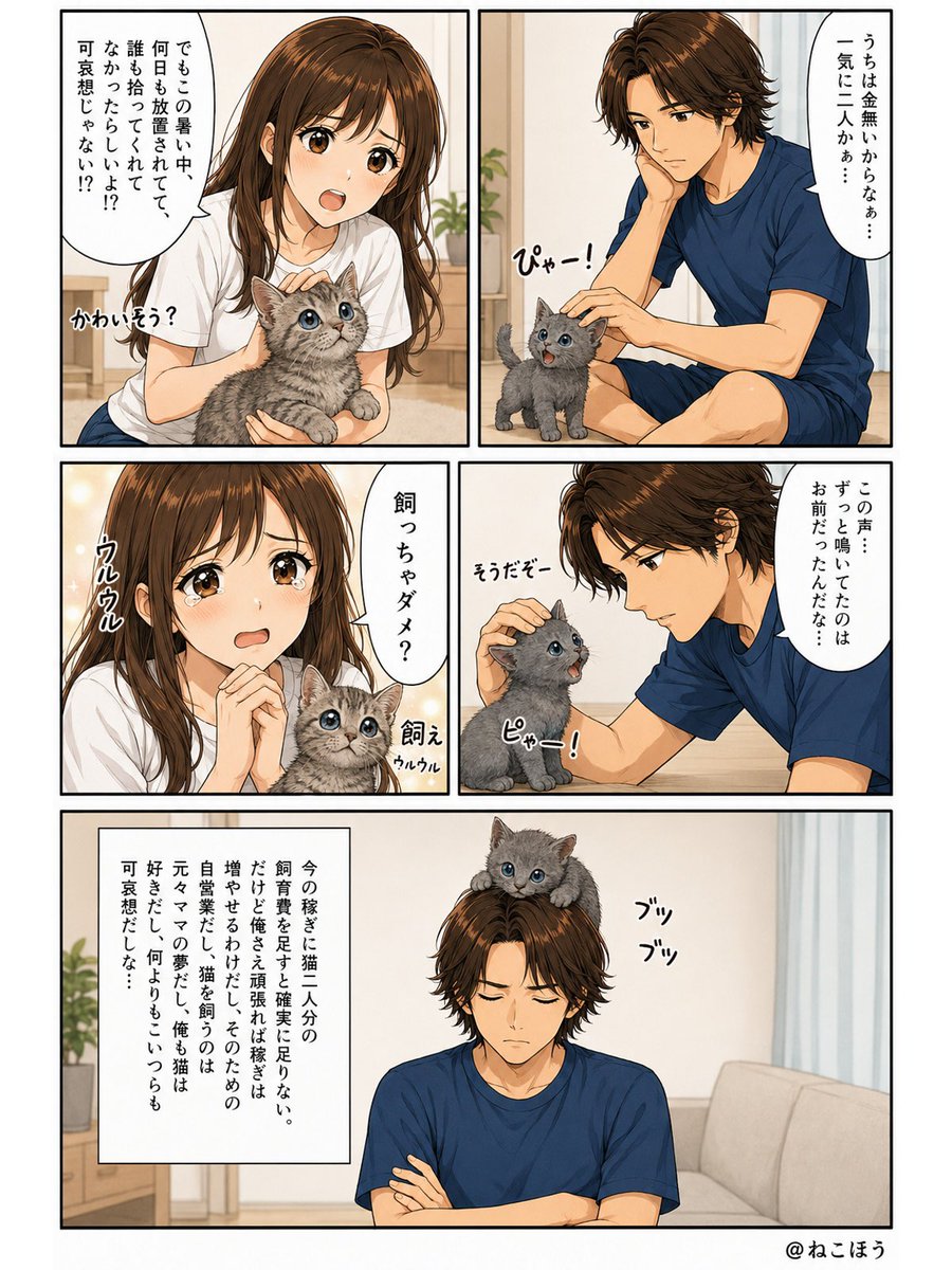 hamaromiko's tweet photo. ねこほう漫画16
ハムマロ出会い🐱3 https://t.co/UGKuGmYEFl