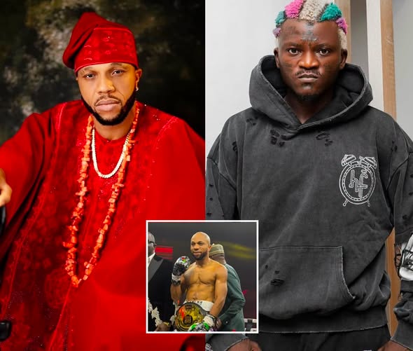 yabaleftonline's tweet photo. Chaos in the Ring: Charles Okocha declared winner after Portable angrily left the boxing ring. https://t.co/325tZbTwb0