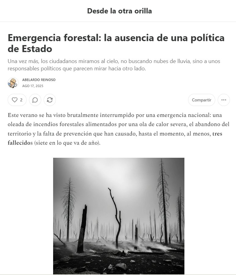 ReinosoAbelardo's tweet photo. Hace un año... y ya veis donde estamos hoy....
#IncendiosForestalesEspaña
#incendiosemergencianacional
#PocoNosPasa
https://t.co/QX30VqKGvK https://t.co/4gN1HGwLiI
