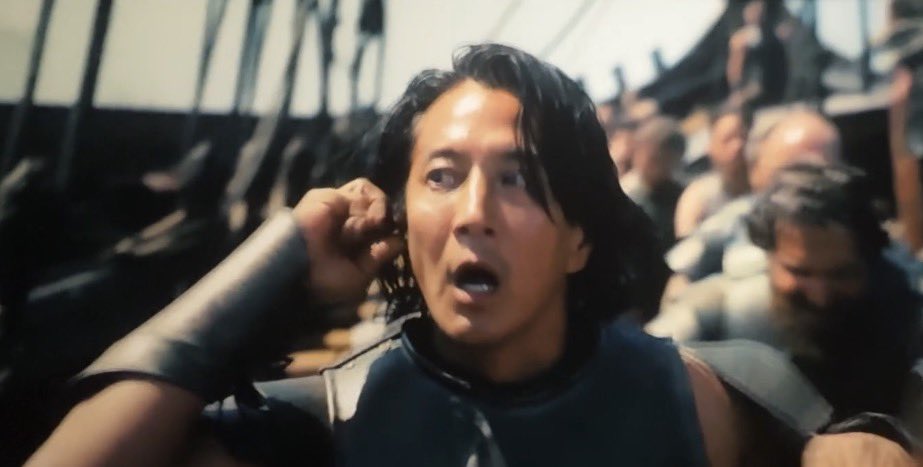 aderayo_xo1's tweet photo. Why did Anchialus remove his ear plugs when he clearly saw Odysseus crying in pain?? Is he stup!d? https://t.co/zsSYAPiEBN