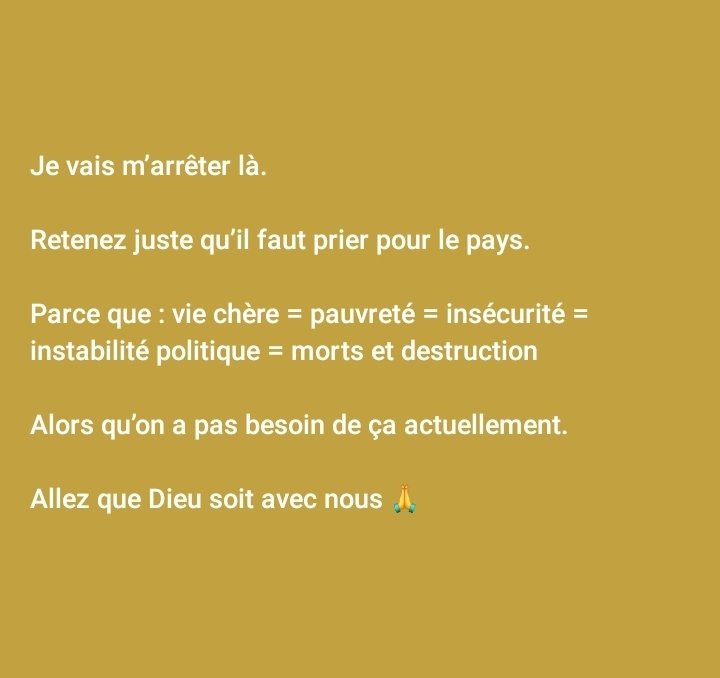 DeLPaix's tweet photo. L'homme en a marre.
Que Dieu nous aide. https://t.co/ga9jtKVINw