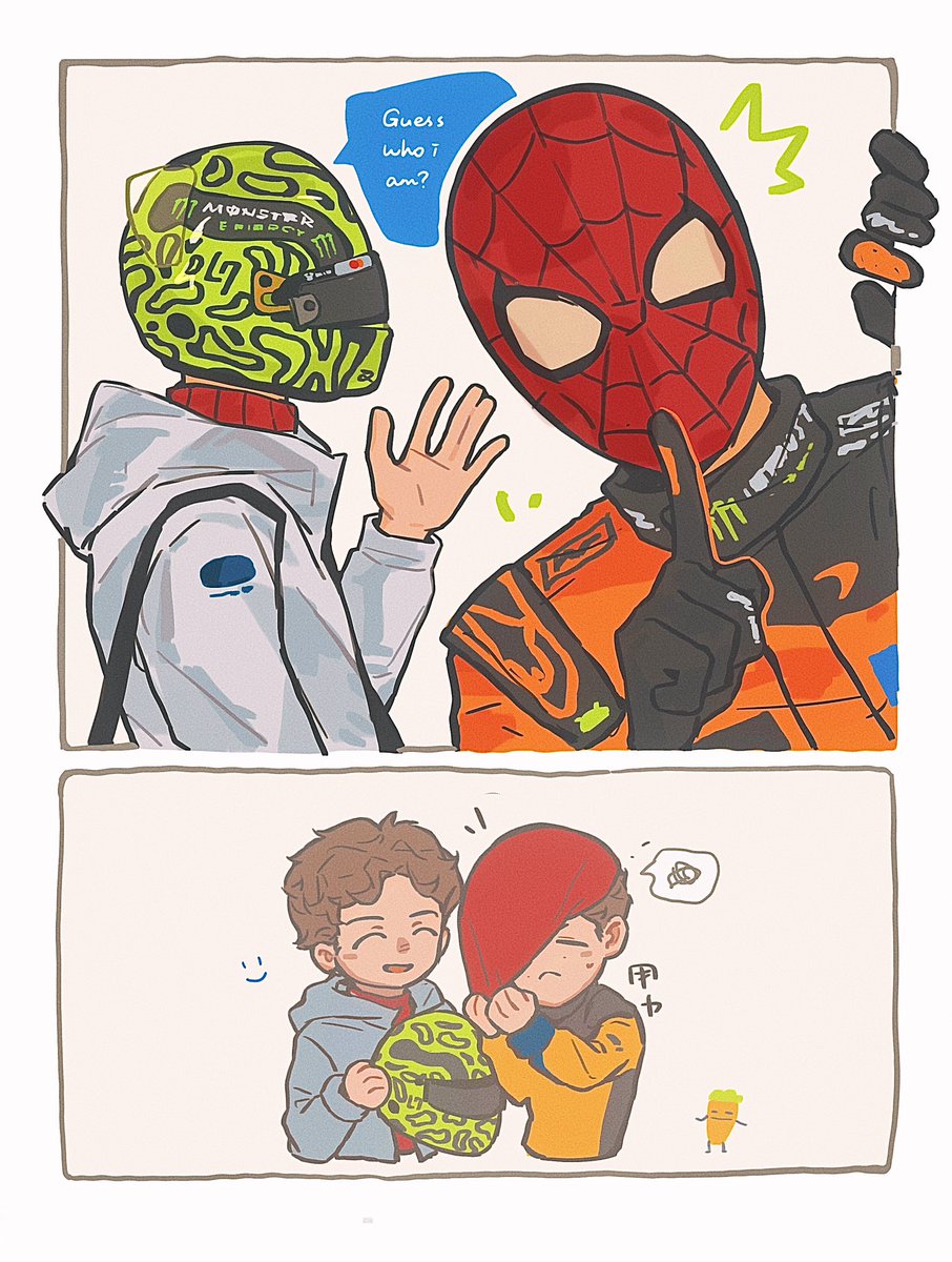 snowing9t's tweet photo. 🔍
#landonorris #spiderman https://t.co/ADWQyEU0M3