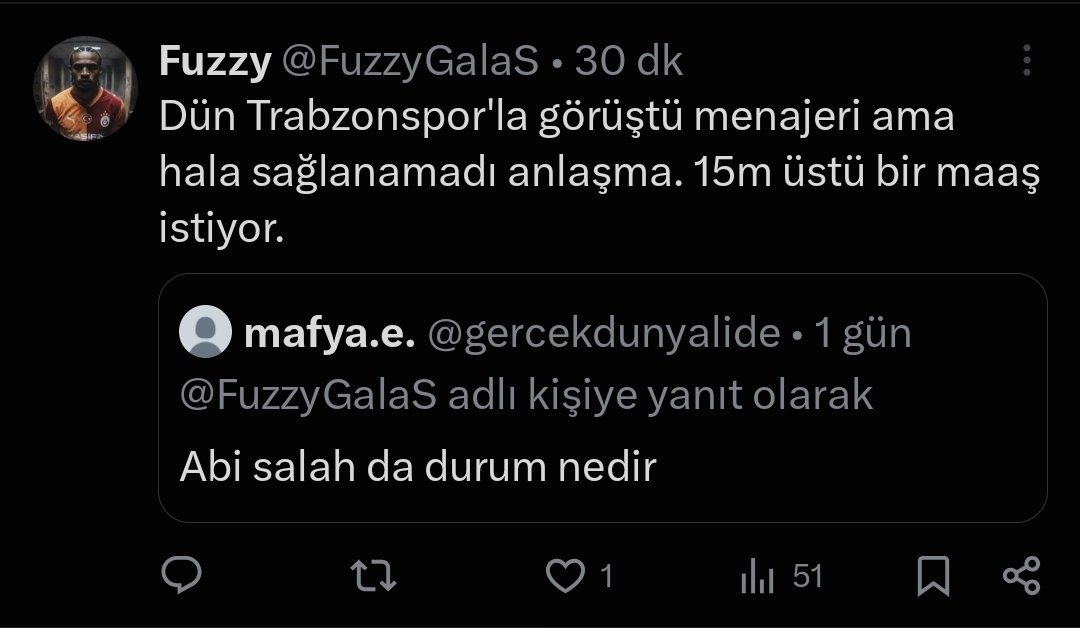 FuzzyGalaS's tweet photo. Geç geliyorsun😁 https://t.co/v3feutf9lu