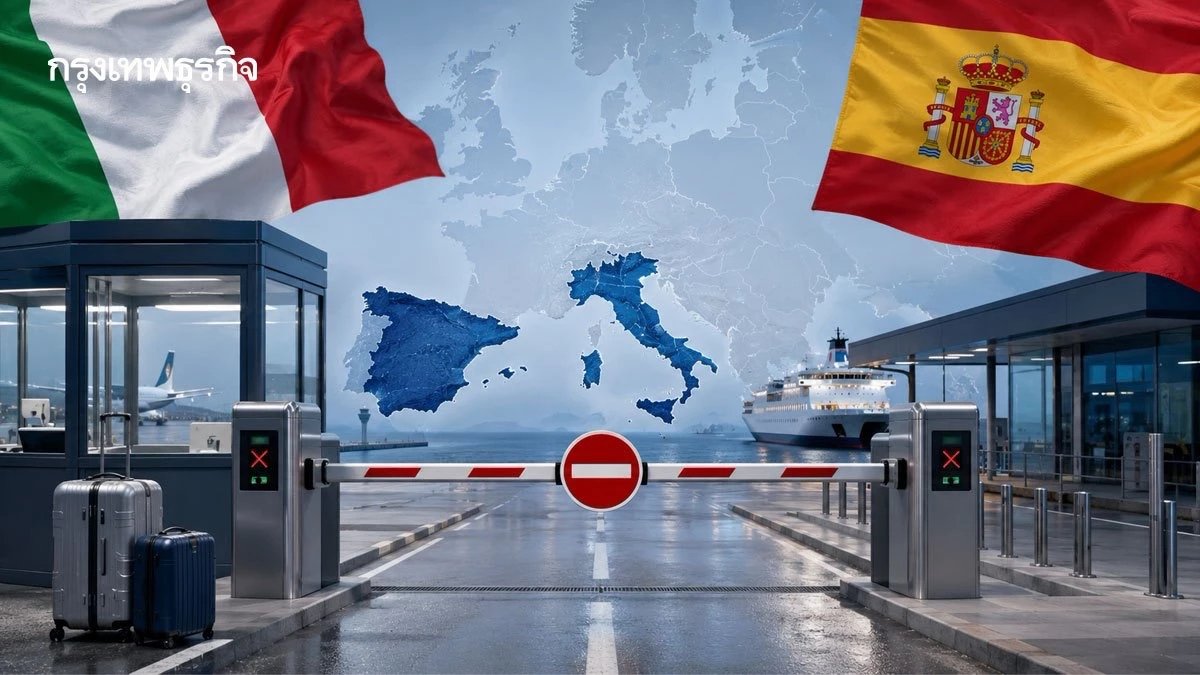 attopsa4's tweet photo. 🇪🇸เตือนน! ใครไปสเปนช่วงนี้แล้วมีแพลนจะไปอิตาลี🇮🇹

🚨 #อิตาลี ประกาศ #ระงับเชงเกน กับ #สเปน 1 เดือน
รับมือวิกฤตผู้อพยพทะลักเซวตา

🏛️รัฐบาลอิตาลีประกาศมาตรการฉุกเฉินสั่งระงับสิทธิการเดินทางเสรีเชงเกน (#Schengen) กับสเปนเป็นการชั่วคราวตลอดเดือนสิงหาคม 

เพื่อตอบโต้และป้องกันผลกระทบจากวิกฤตผู้อพยพนับหมื่นคนที่ทะลักเข้าสู่เมืองเซวตา (#Ceuta) ดินแดนสเปนในแอฟริกาเหนือ