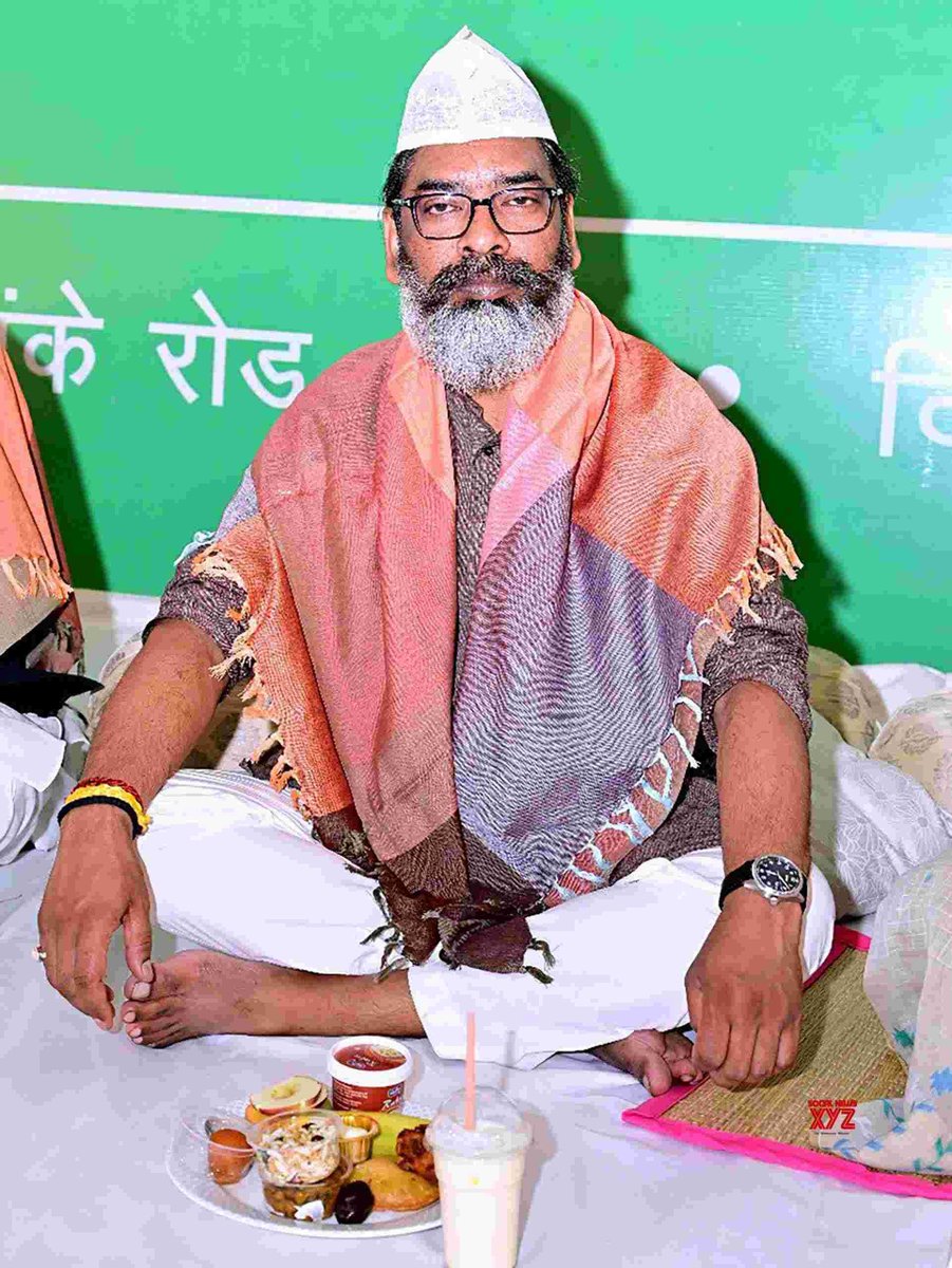 total_woke_'s tweet photo. In case Abhijeet Dipke, Saurav Das &amp; Ashutosh Ranka don't know, this is the education minister of Jharkhand. His name is Hemant Soren. Enjoy. #Ranchi https://t.co/77rhNNYO1m