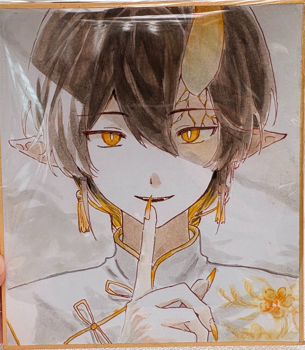 hagesouTT's tweet photo. 学校のイベントで売った色紙！！！！ https://t.co/Z47dDm13xC
