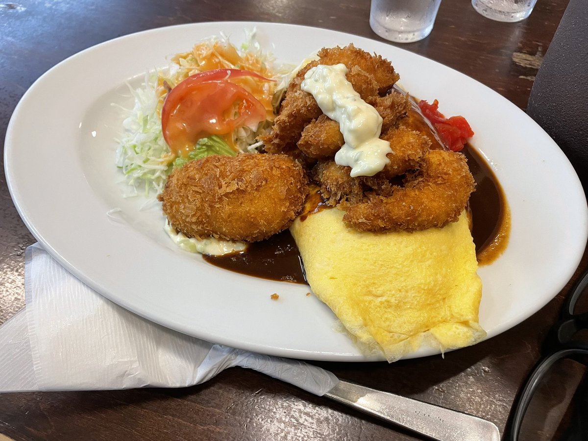 QTech40168924's tweet photo. 森ノ宮マンゲキからのフレンドシップオムライス https://t.co/erTM5uJp7G