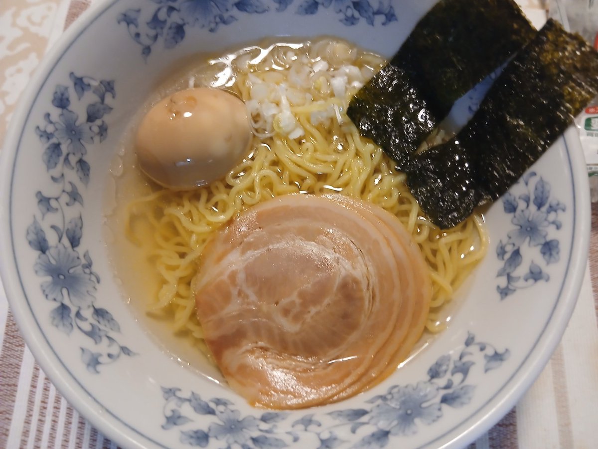 kawara753's tweet photo. 夏なので、
塩ラーメン作った。 https://t.co/ozrApzRSD3