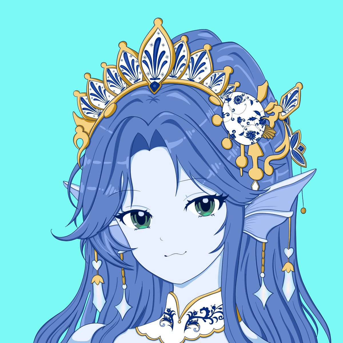 SkadelleVT's tweet photo. @amaneayaa Time to give it another try, especially since I really love the one you did for cherry 🤭🩵🫧 https://t.co/ald6owHswt